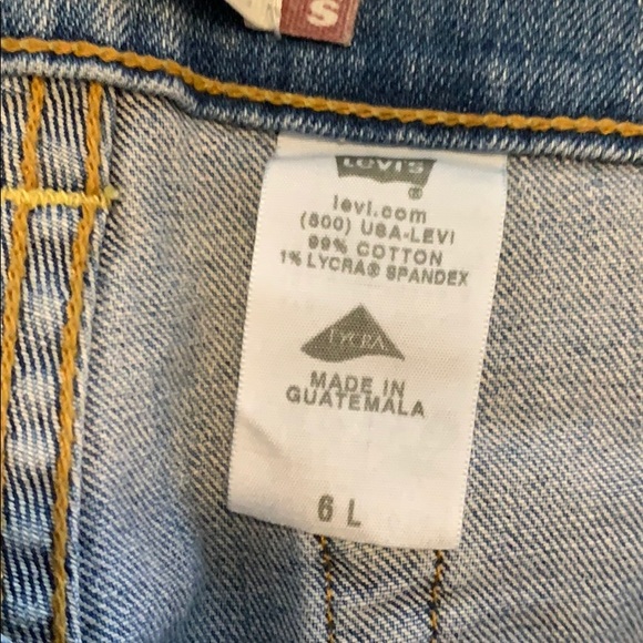 Levi’s Bootcut 525 Light Wash Long Jeans 6 LONG - Picture 5 of 7